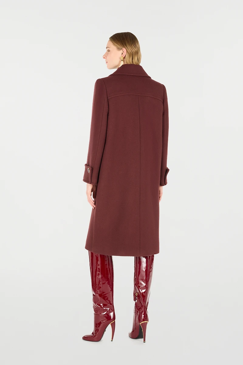 Double-Breasted Wool Coat