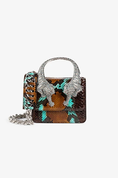 Small Roar Crystal-Embellished Shoulder Bag