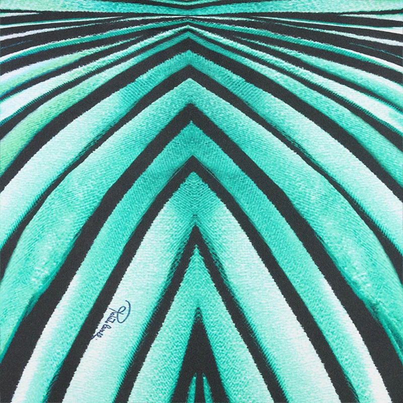 Silk Blend T-Shirt With Ray Of Sea Print