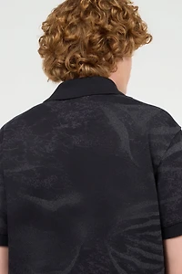 Polo Shirt With Animal Print