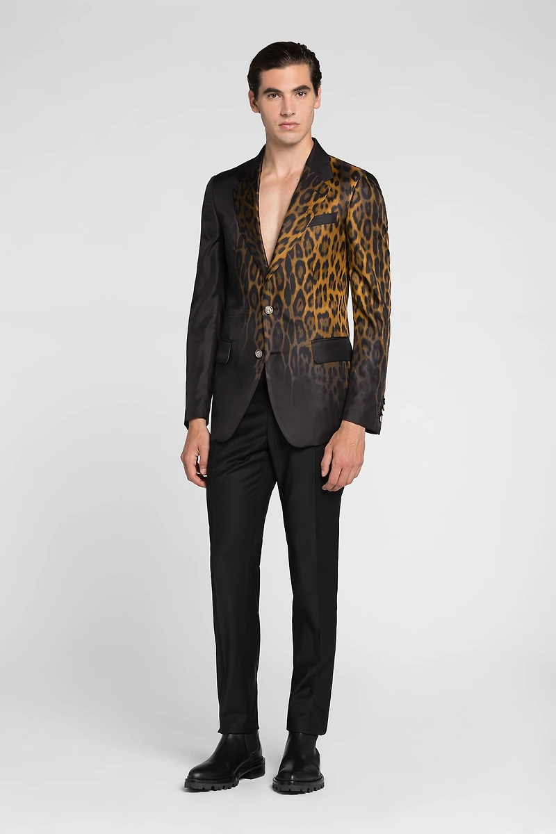 Skinny tailored wool trousers