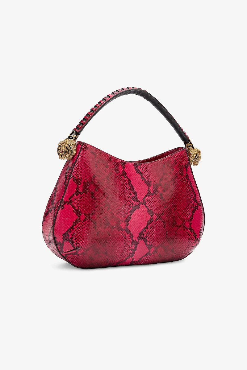 Python-Print Hobo Roar Bag