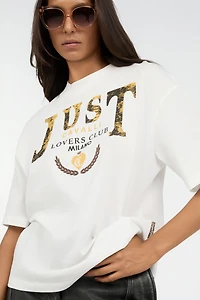 Lovers Club Print T-Shirt