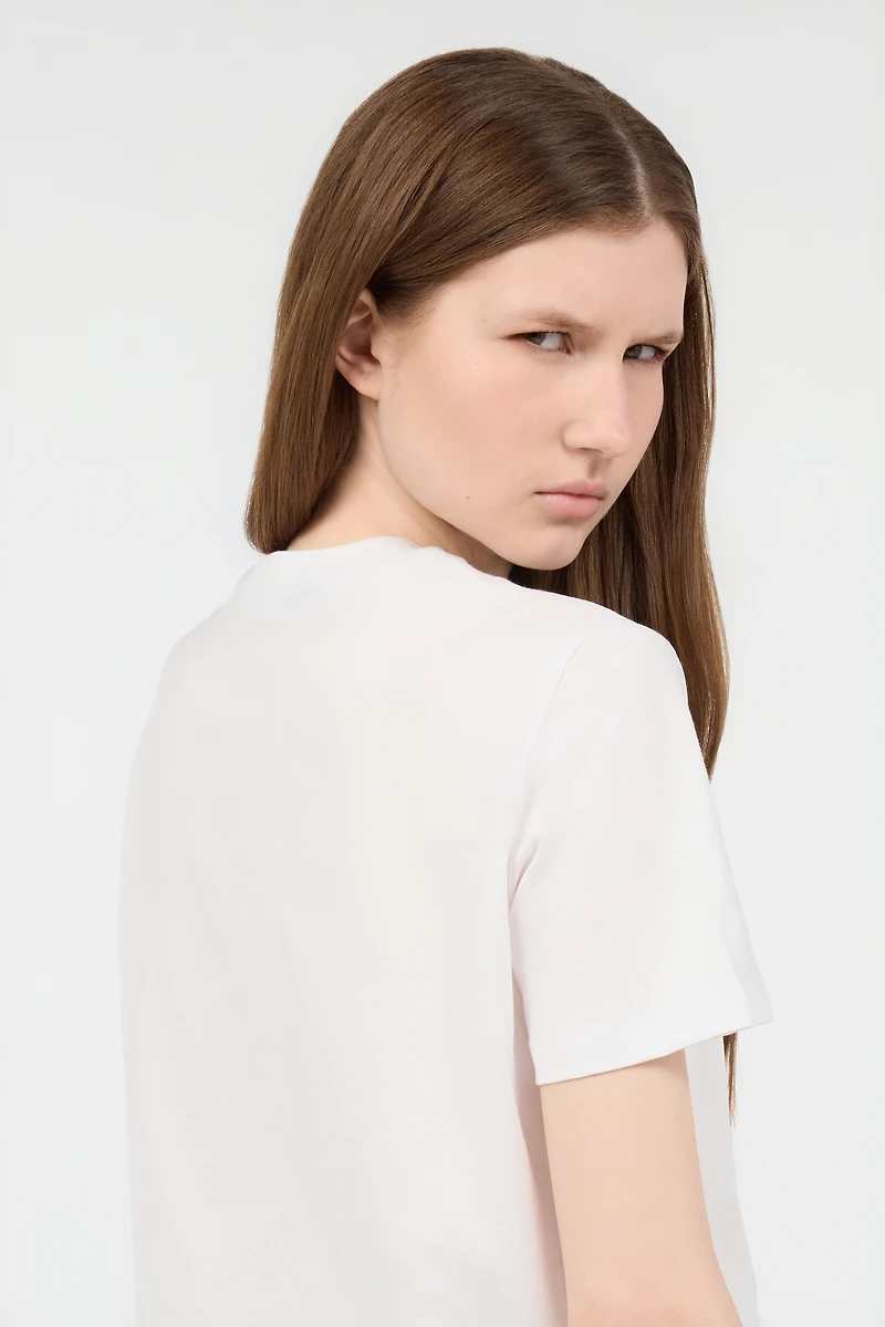 T-Shirt With JC Monogram