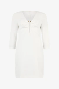 Mini Dress With Three-Quarter Sleeves