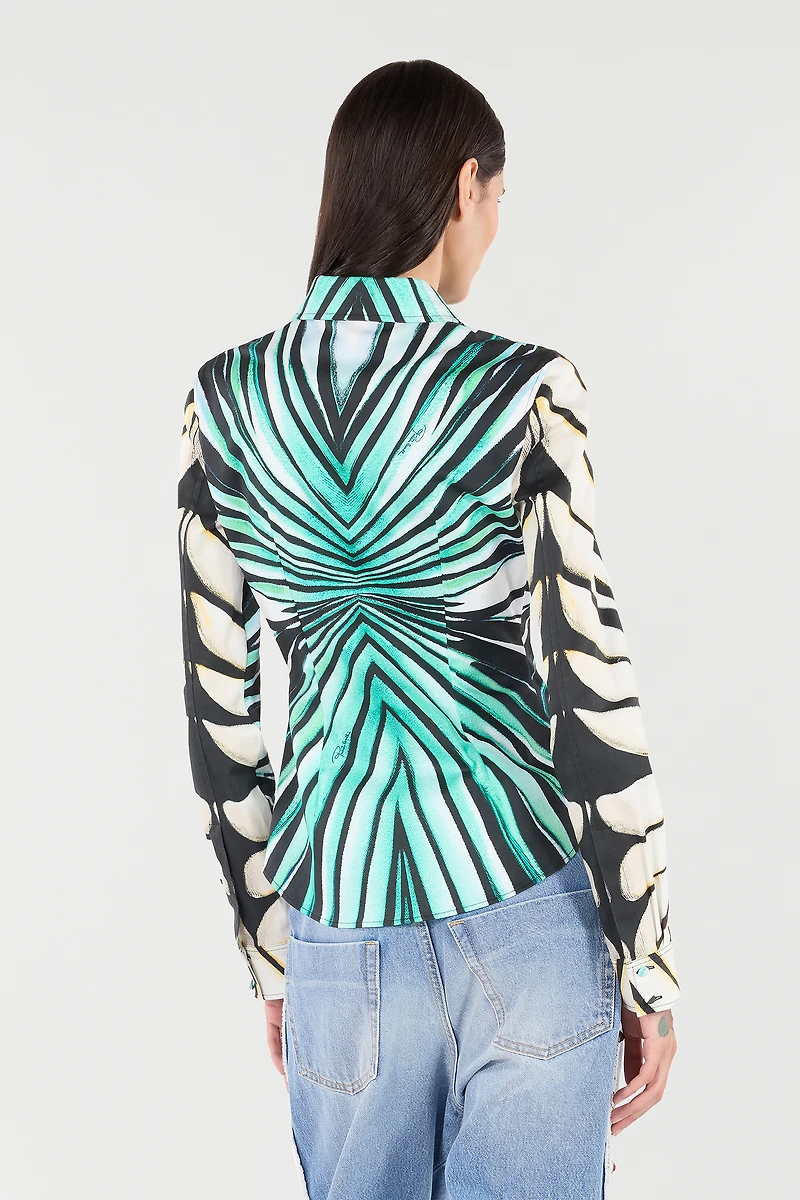 Ray Of Sea Print Shirt