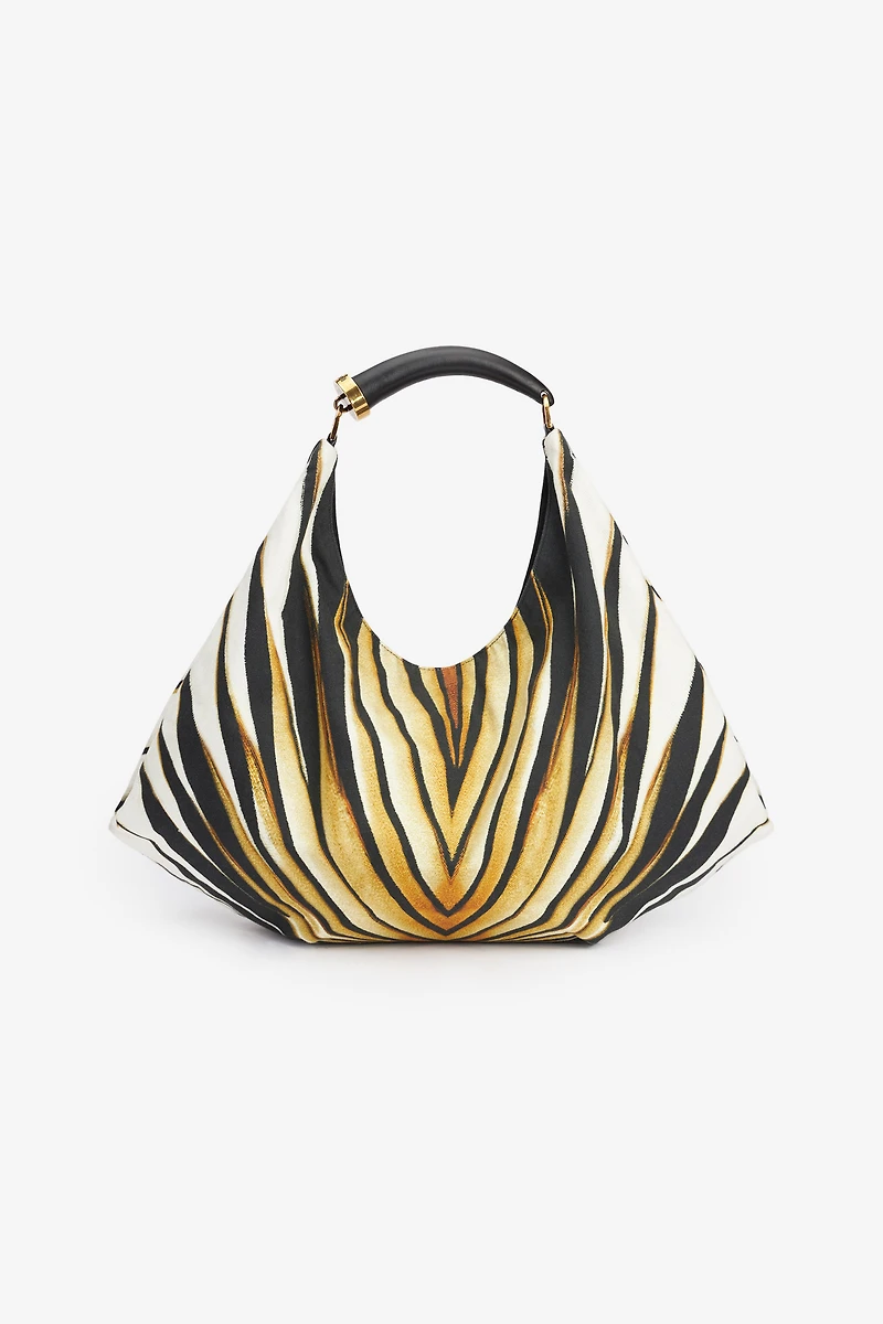 Ray Of Gold Print Shoulder Bag