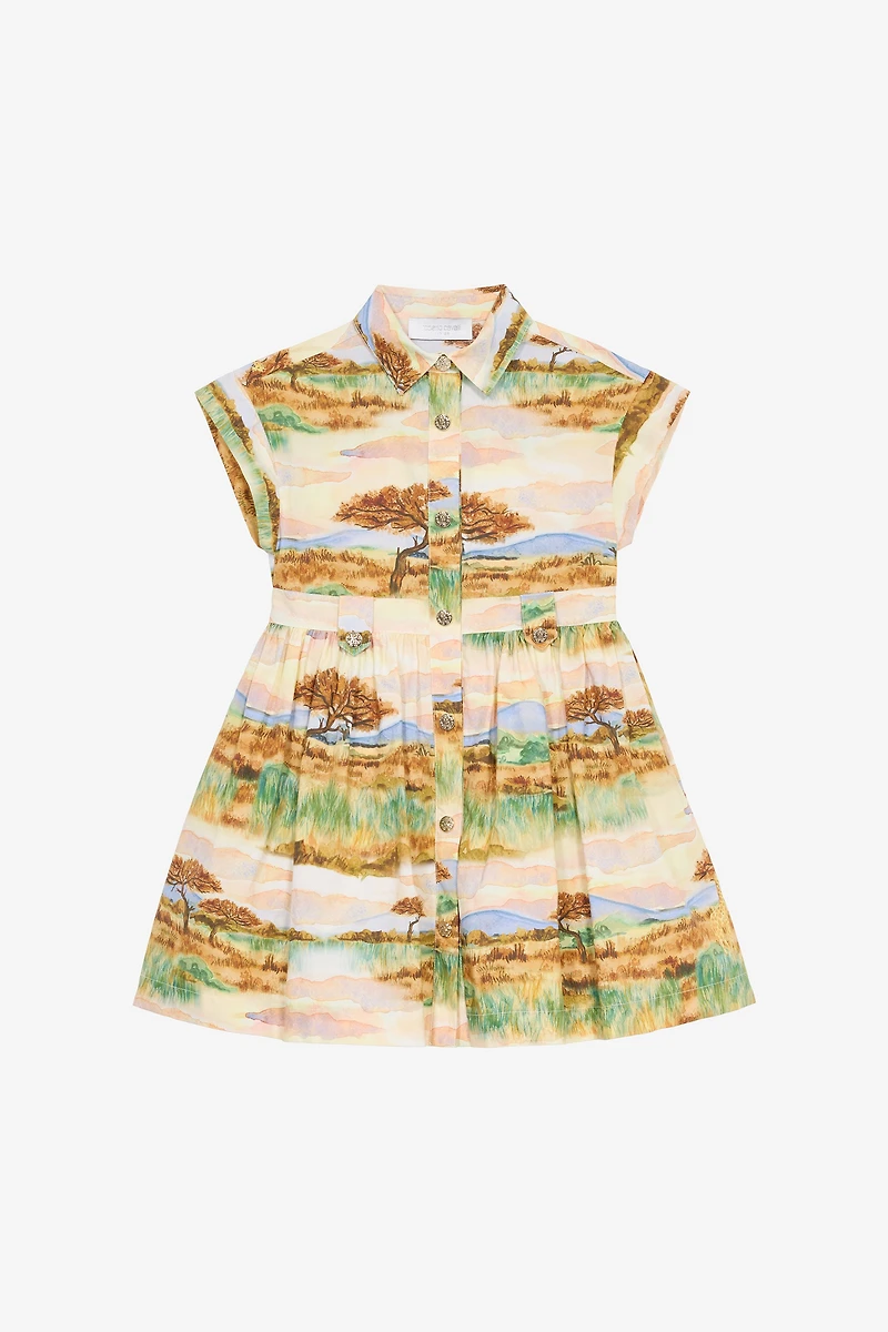 Dress With Safari Print