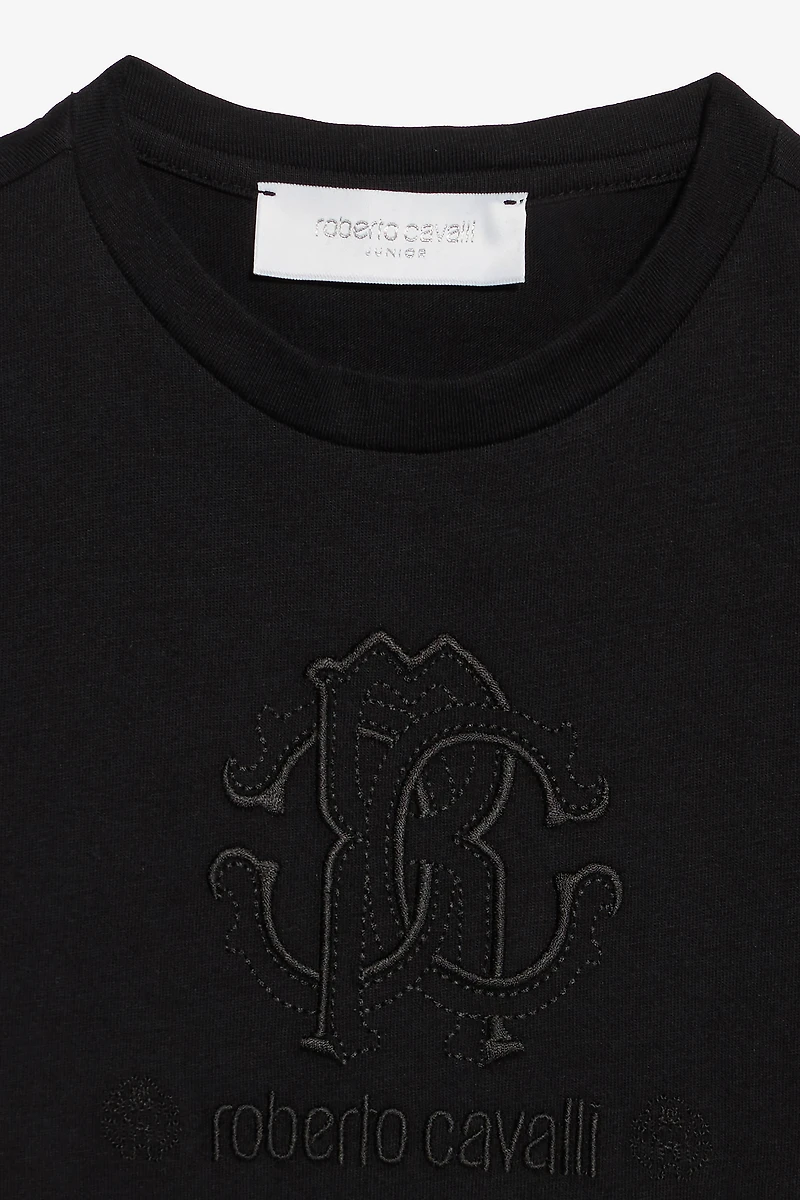T-Shirt With RC Monogram And Logo