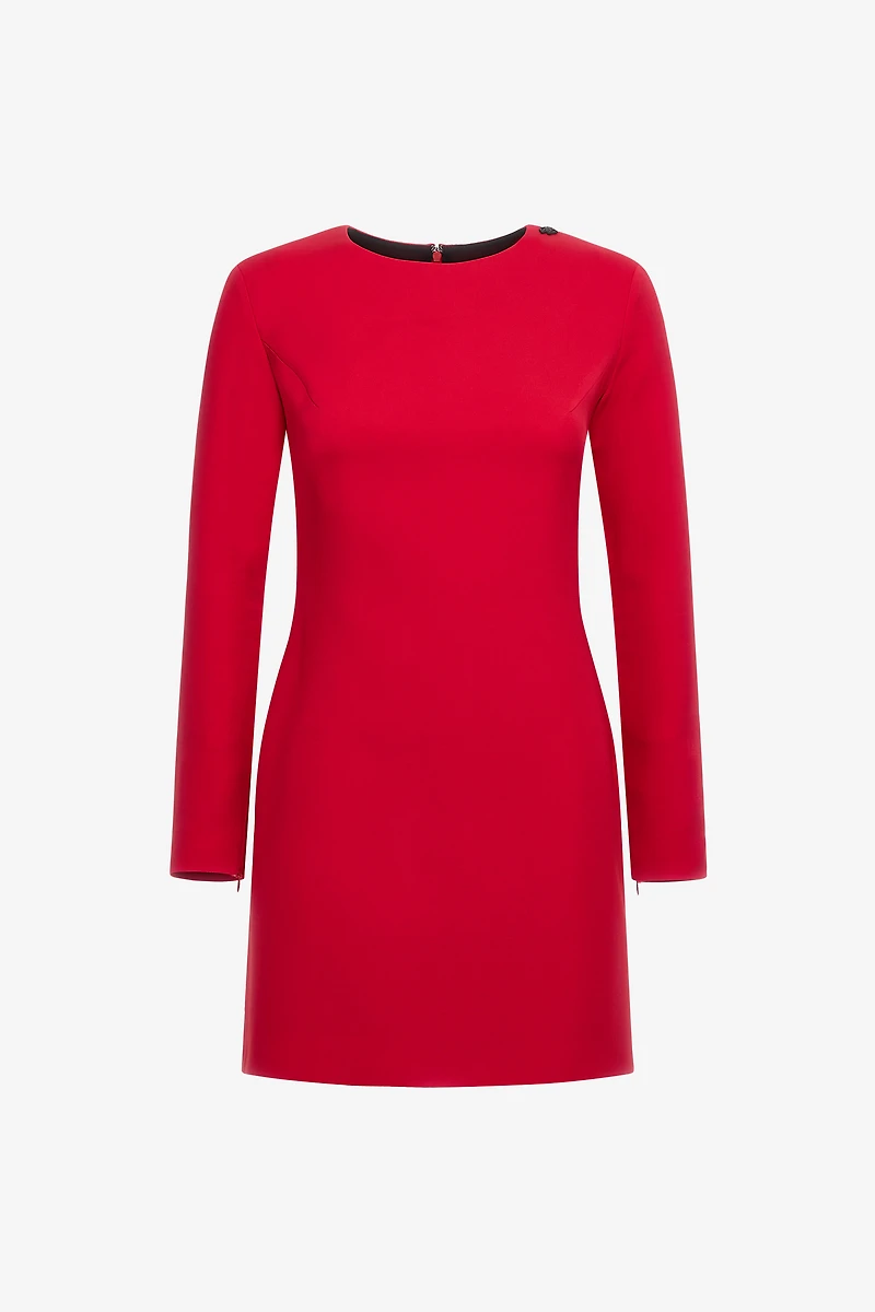 Long-sleeve dress with RC