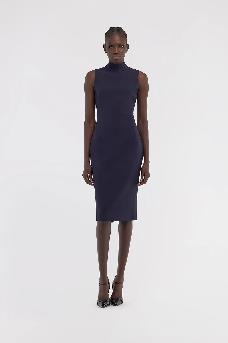 Sleeveless dress with RC