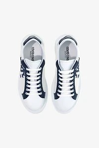 Leather Sneakers with Logo