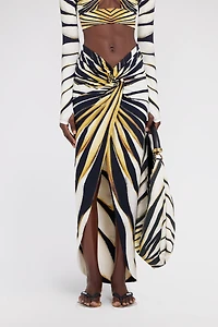 Ray of Gold Print Sarong
