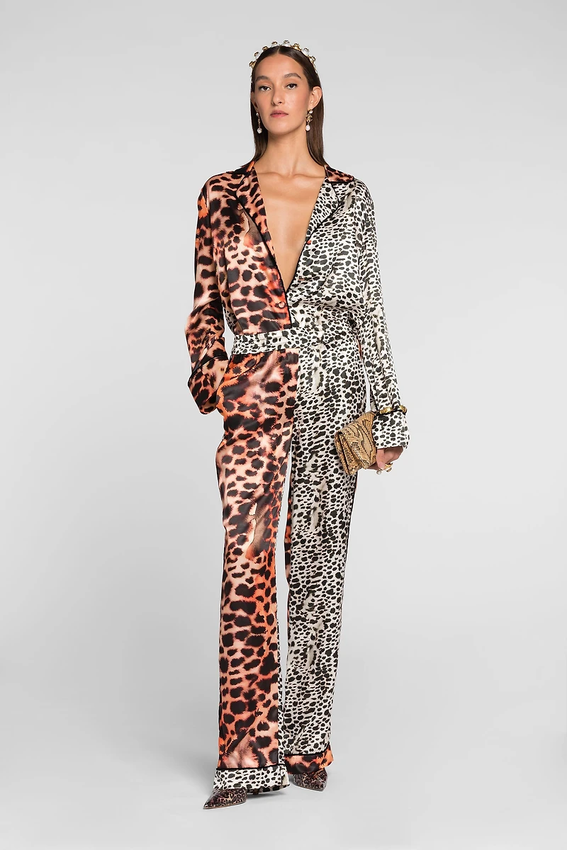 Murena Print Silk Blend Jacket