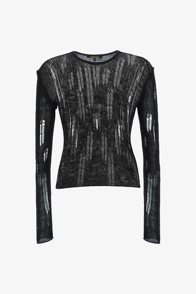 Knitwear with long sleeve