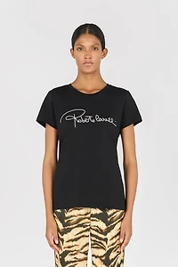 T-shirt with lettering