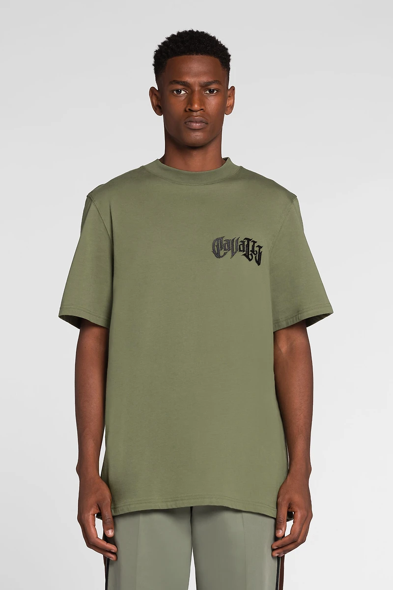 Crystal-Embellished Logo-Print T-Shirt