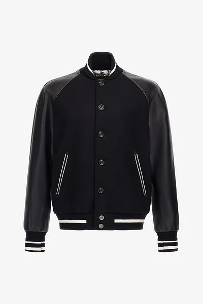 Contrast Bomber Jacket