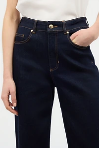 Straight And Wide-Leg Jeans