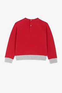 Zebra And Slogan-Print Sweatshirt