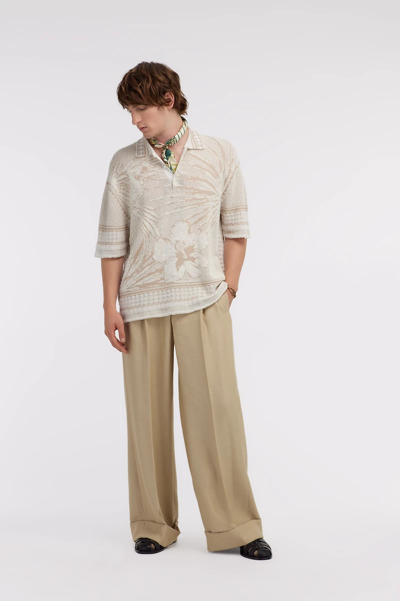 Polo shirt with embroidery