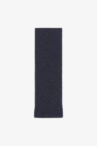 Dark Blue Scarf With Monogram RC