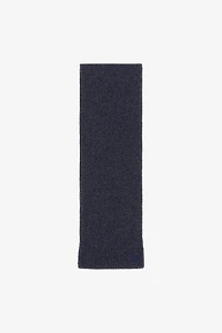 Dark Blue Scarf With Monogram RC