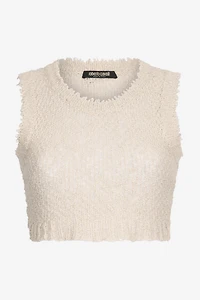 Ivory Textured Knit Top