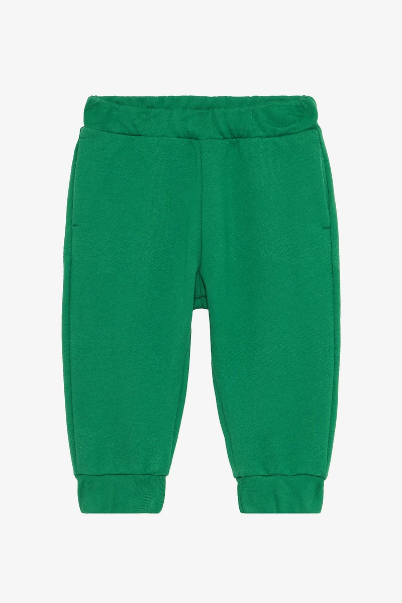 Green Track Pants with RC Monogram