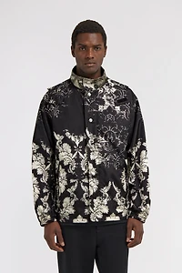 Broccato Print Bomber Jacket