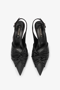 Leather Slingbacks