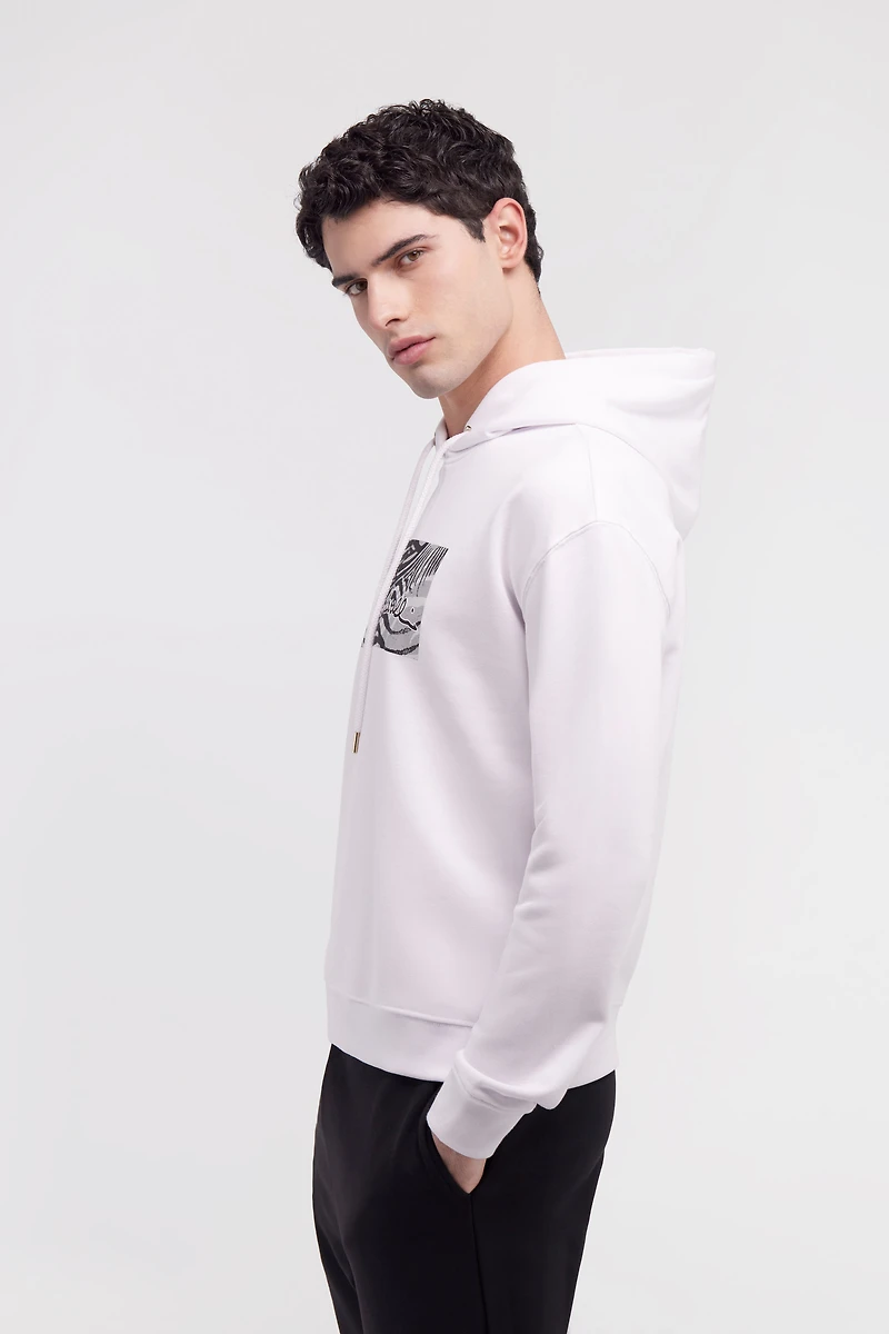 Sweatshirt with flag