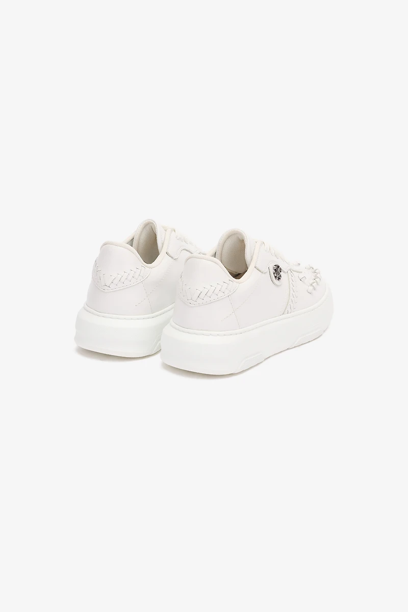 Sneakers With Embossed Inserts