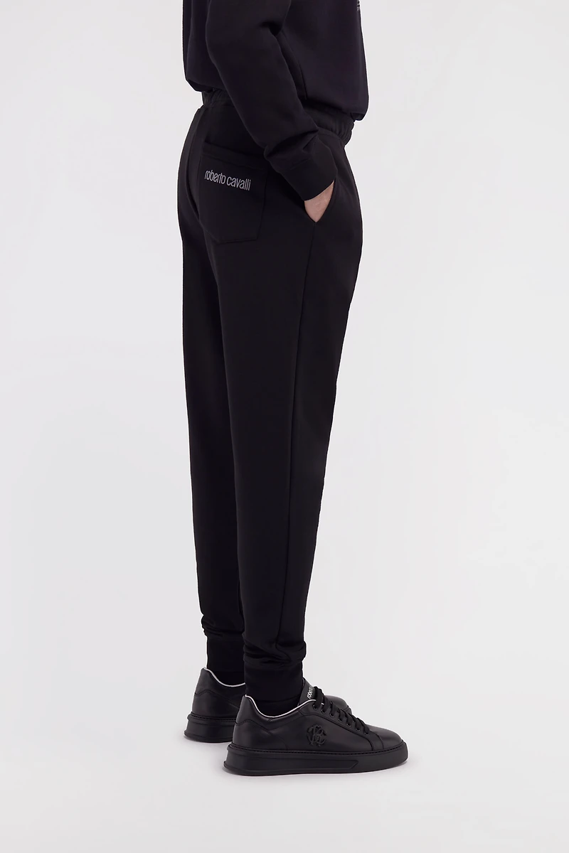 Black Logo Joggers