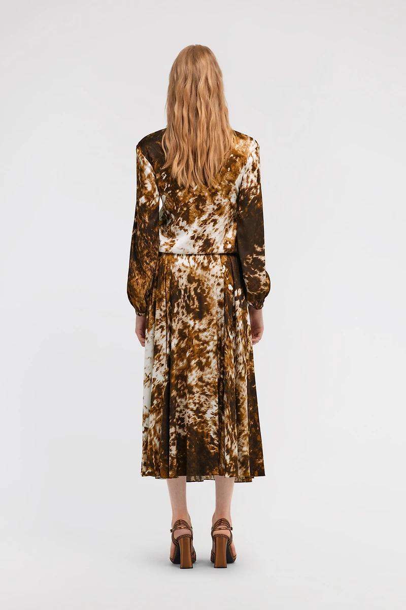 Appaloosa Print Shirt Dress