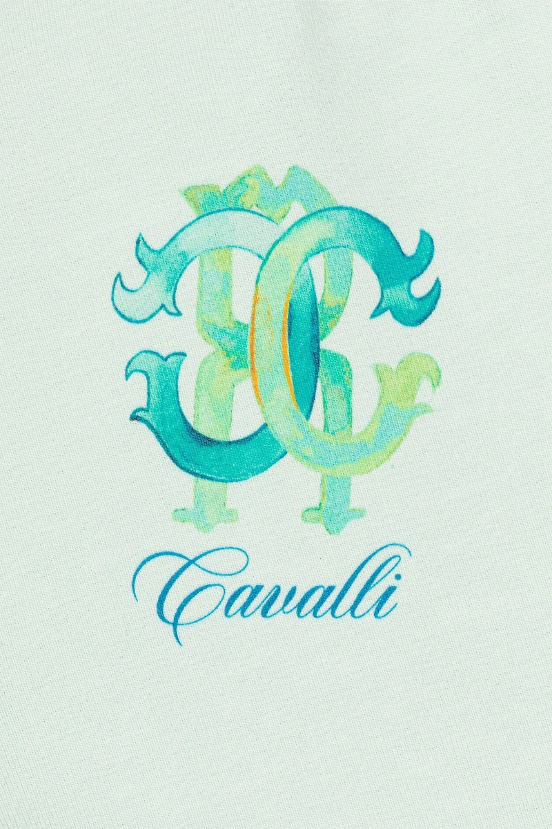 Monogram-print jersey shorts