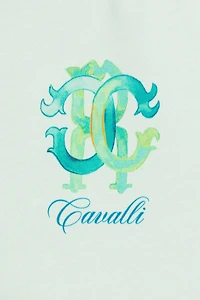 Monogram-print jersey shorts