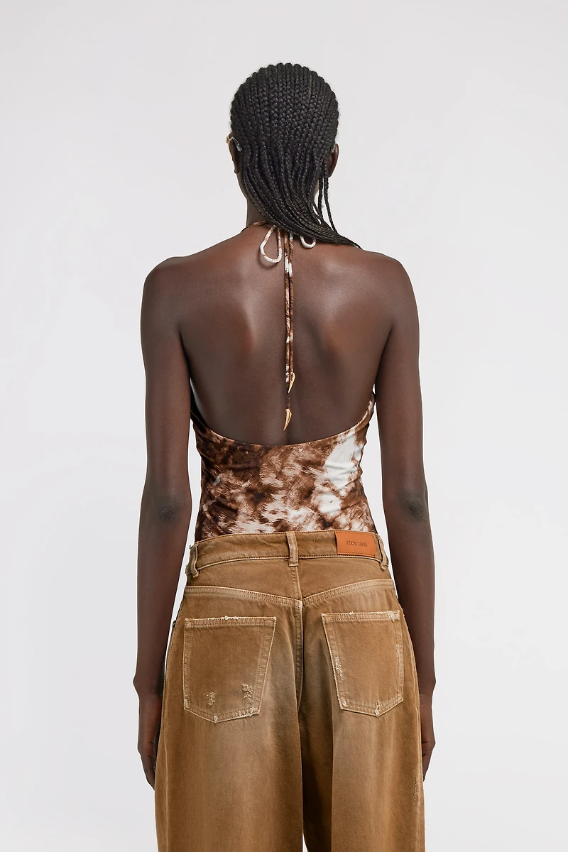 Appaloosa Print Bodysuit