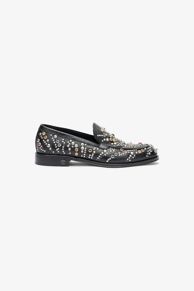Loafers With Studs And Stones
