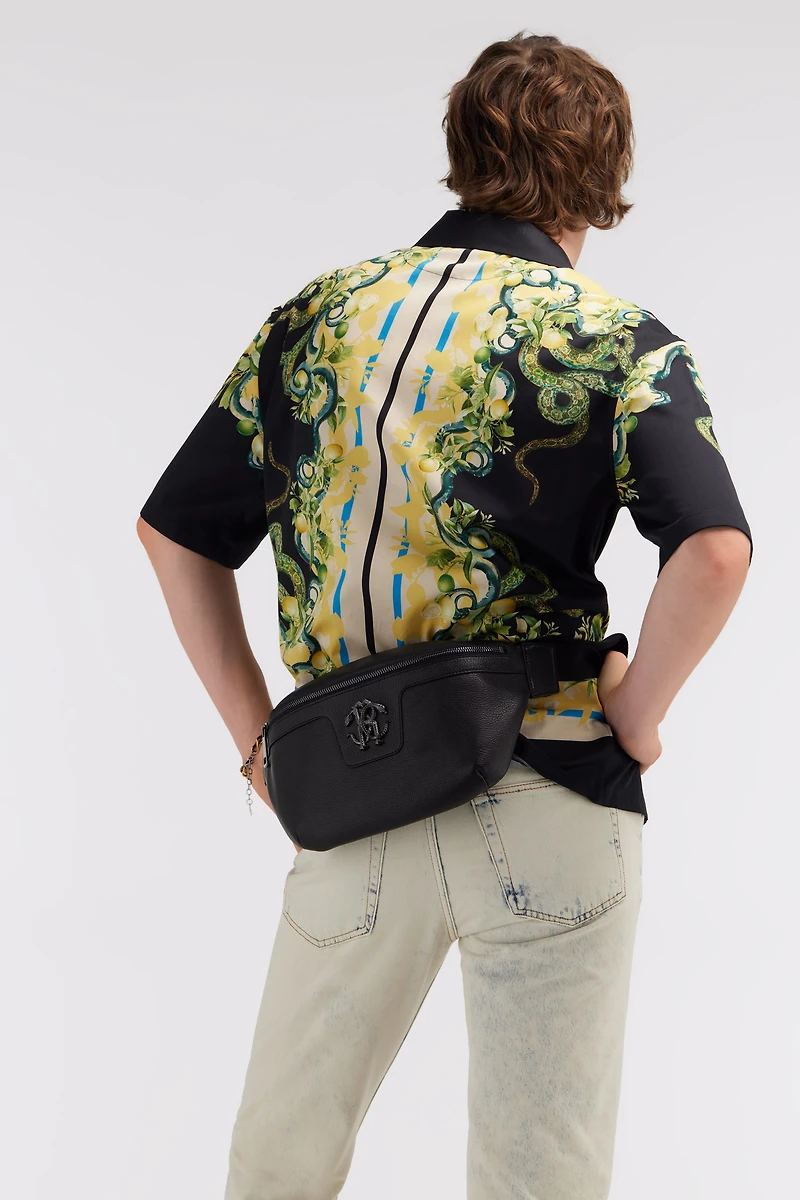 Fanny pack with Monogram Mirror Snake