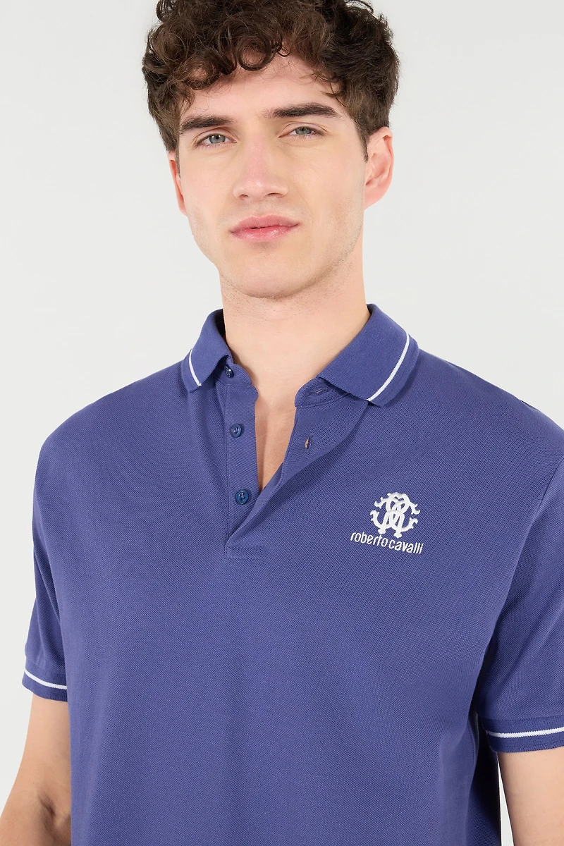 Polo With RC Monogram And Logo
