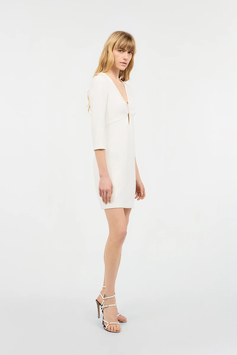 Mini Dress With Three-Quarter Sleeves