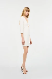 Mini Dress With Three-Quarter Sleeves