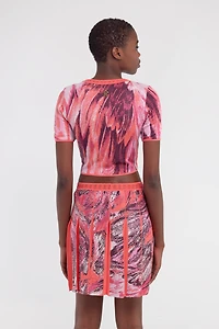 Plumange Print Top