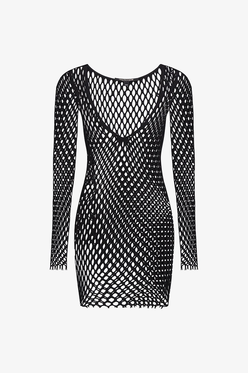 Knit swimsuit cover-up