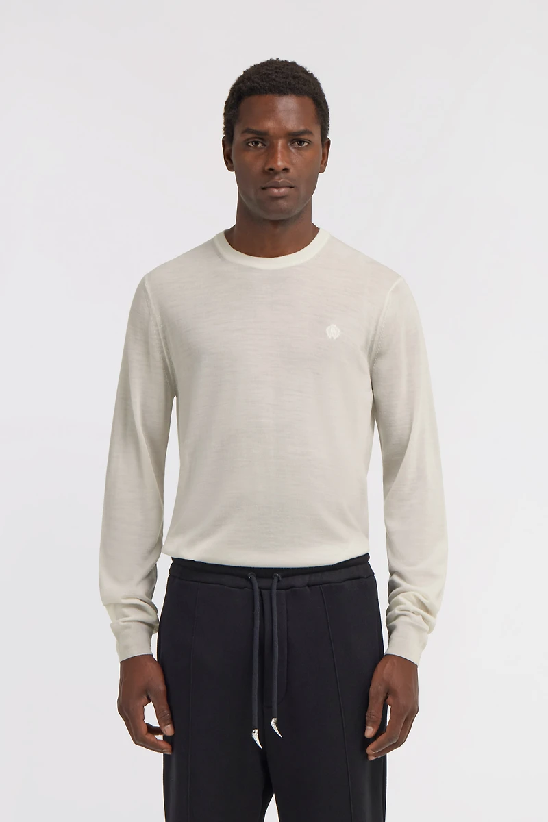 Crew Neck Logo Sweater