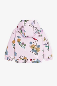 Flower-Print Padded Coat
