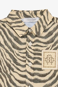 Tiger Skin-Print Shirt