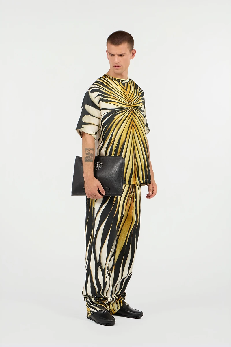 Ray of Gold Print Jeans