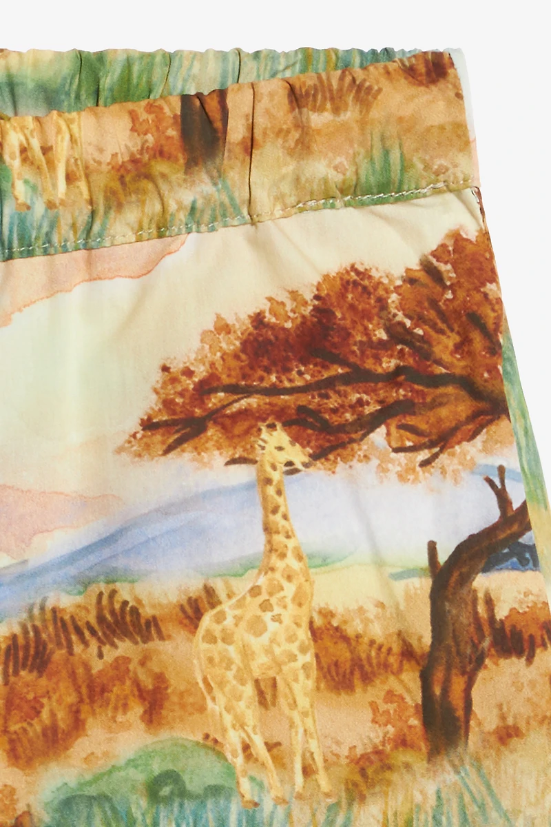 Shorts With Safari Print